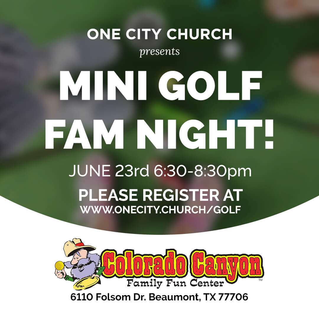 Mini Golf Fam Night One City Church